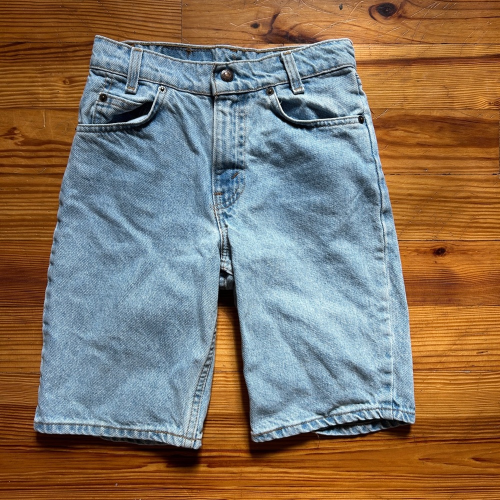 Orange Tag Levi Shorts